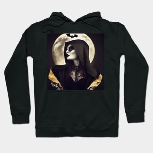 Vampire Lady at Moonlight Hoodie